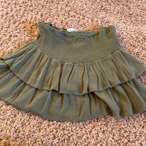 Hayden girl Smocked Ruffle Tiered Mini Skort